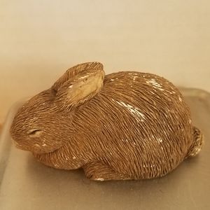 Vintage Sandra Brue Signed Bunny Rabbit